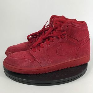 Nike Air Jordan Retro High Red Suede 2017 332550-603 Men’s Size